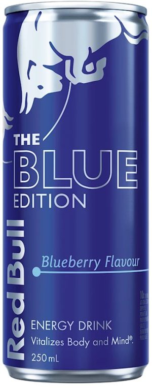 RED BULL – BLUEBERRY – 250MLS CANS – 1 X 12PK