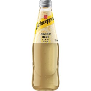 SCHWEPPES – GLASS – GINGER BEER – 300MLS – 24PK