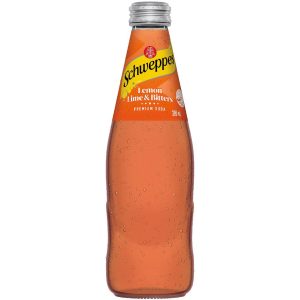 SCHWEPPES – GLASS – LEMON LIME BITTERS – 300MLS – 24PK