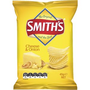 SMITH’S – CHEESE & ONION – 45GMS – 18PK