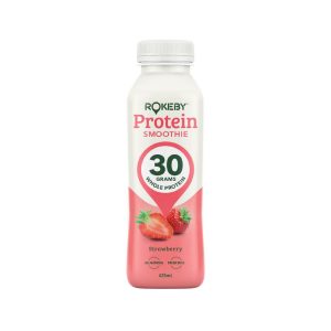 ROKEBY – 1 X 6PK – STRAWBERRY – PROTEIN SMOOTHIE – 425MLS – 6PK